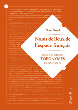Noms de lieux de l'espace français Noms de lieux de l'espace français
