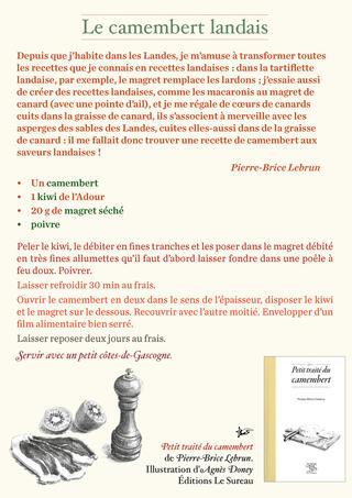 https://www.adverbum.fr/editions-le-sureau/pierre-brice-lebrun/petit-traite-du-camembert_595trm5w59o1.html https://www.adverbum.fr/editions-le-sureau/pierre-brice-lebrun/petit-traite-du-camembert_595trm5w59o1.html